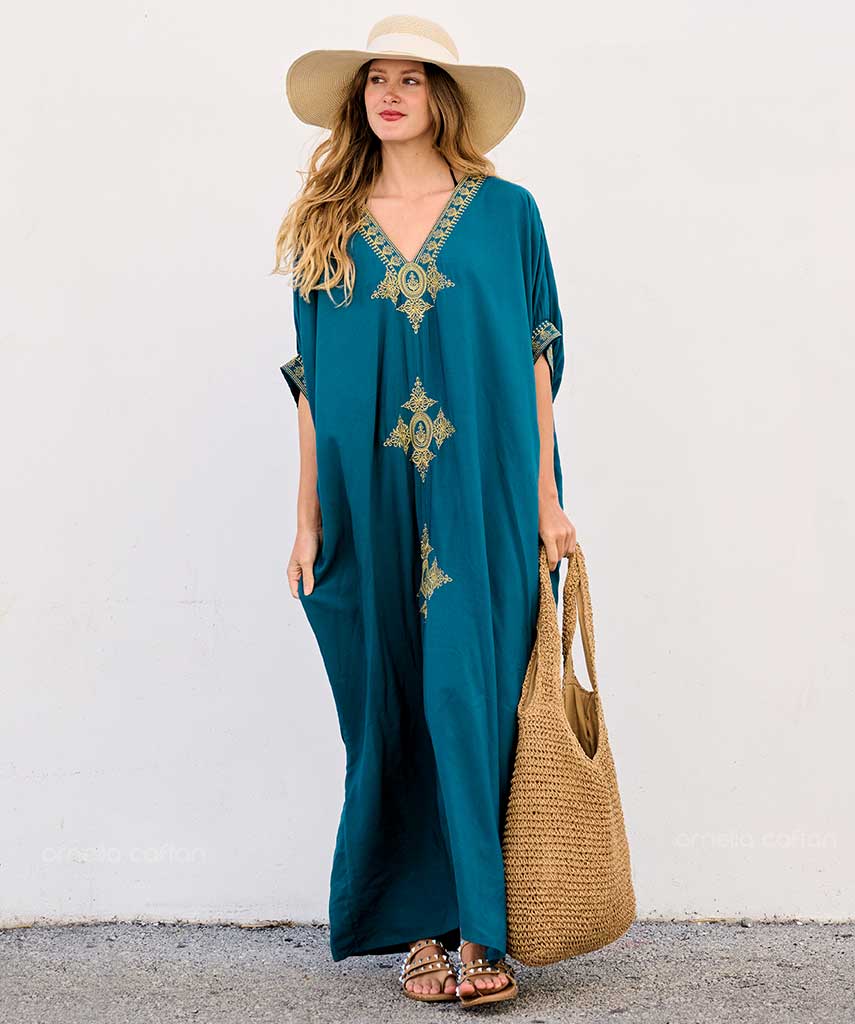 sachin and babi light blue dress Casual, One Pocket Dress  Ornella Caftan