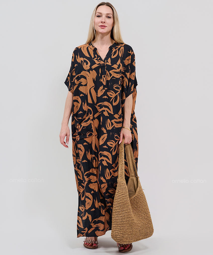 Caftan Élégant à Poches - Ornella Caftan™