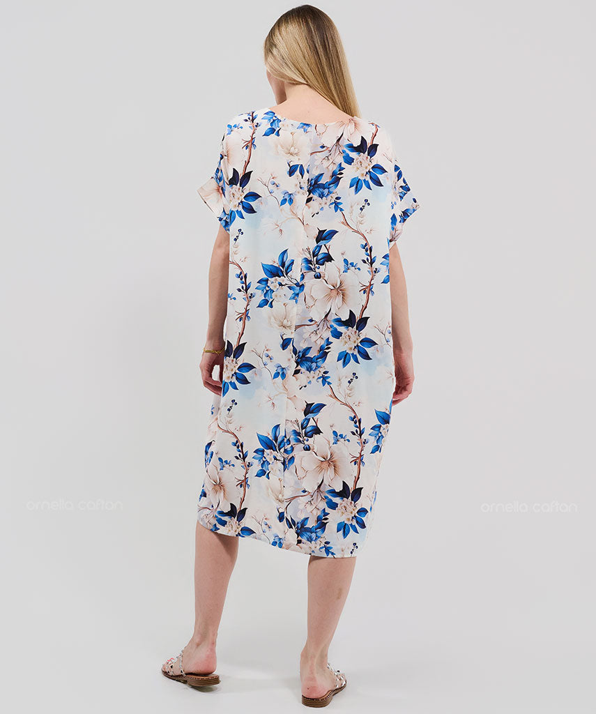 Robe Courte Décontractée à Poches – Ornella Caftan™
