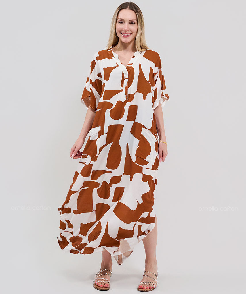 Caftan Élégant à Poches - Ornella Caftan™