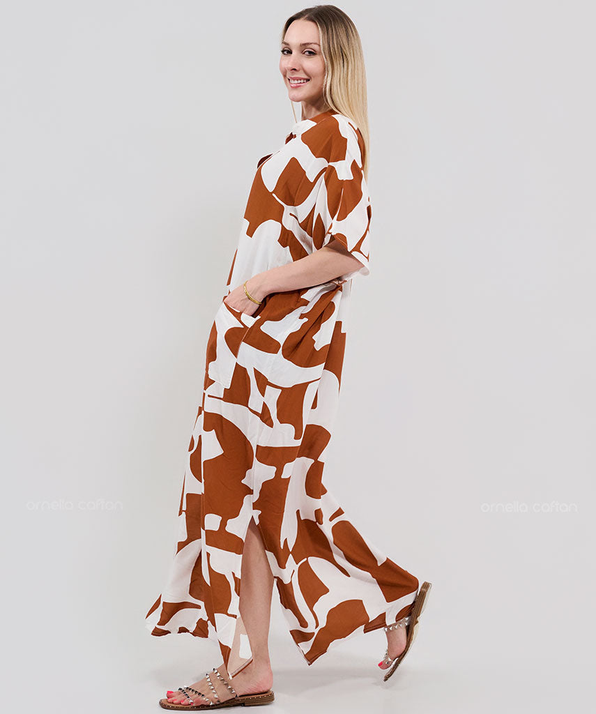 Caftan Élégant à Poches - Ornella Caftan™