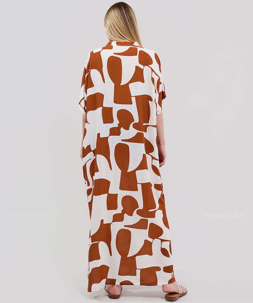 Caftan Élégant à Poches - Ornella Caftan™