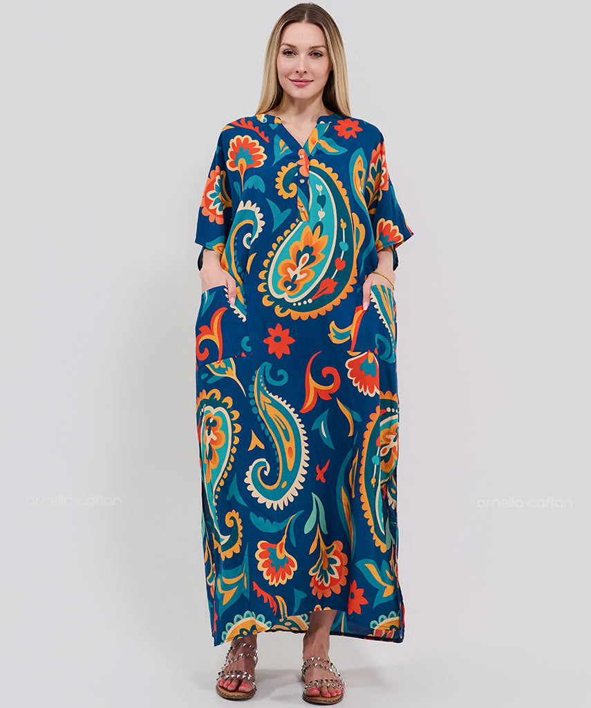 Caftan Élégant à Poches - Ornella Caftan™