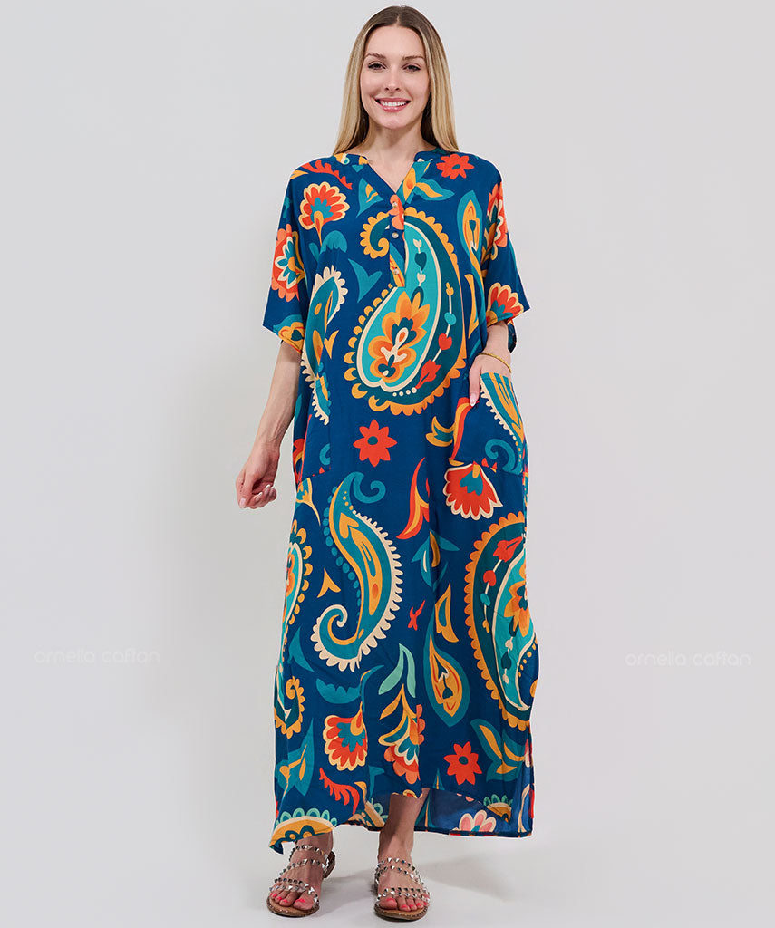 Caftan Élégant à Poches - Ornella Caftan™