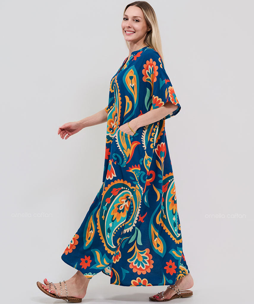 Caftan Élégant à Poches - Ornella Caftan™