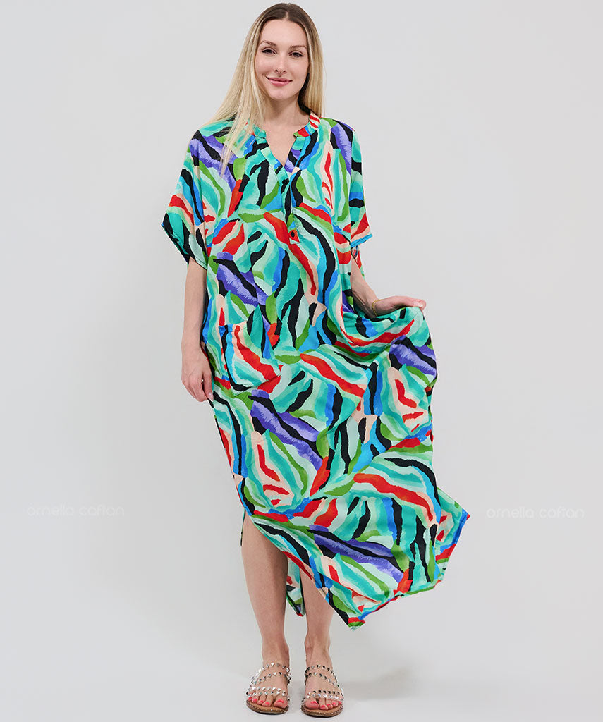 Caftan Élégant à Poches - Ornella Caftan™