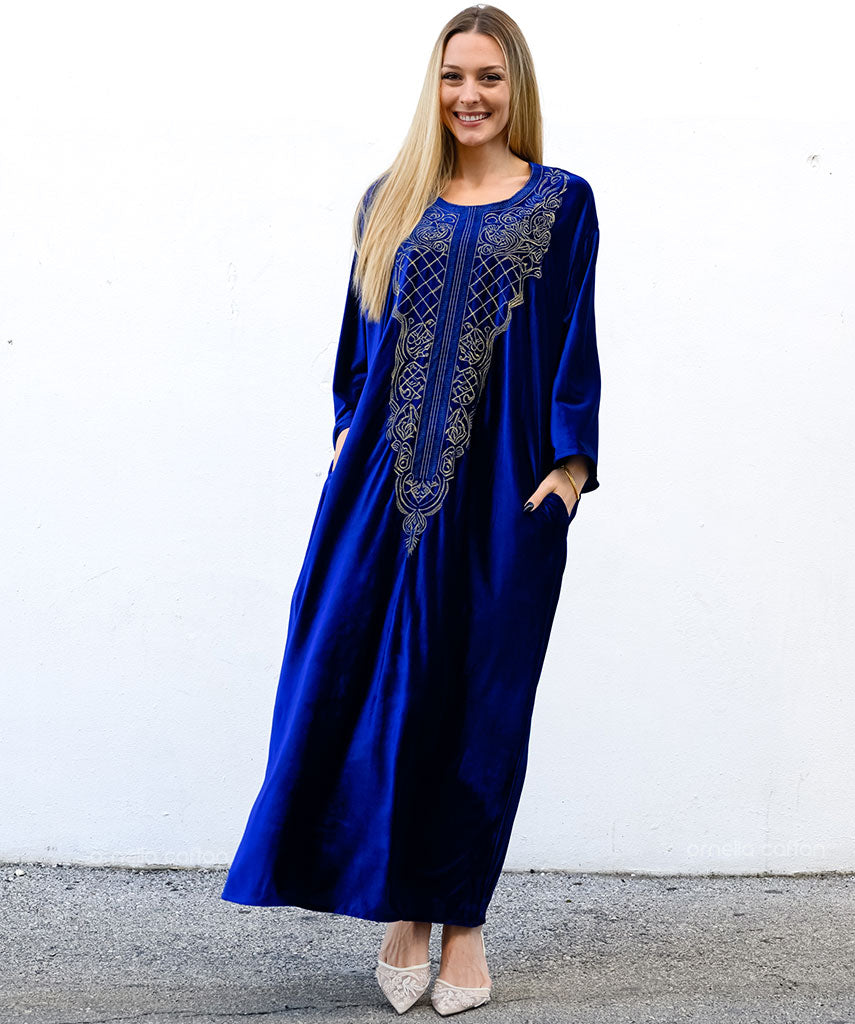 Warm, Cozy Velvet Caftan - Ornella Caftan™